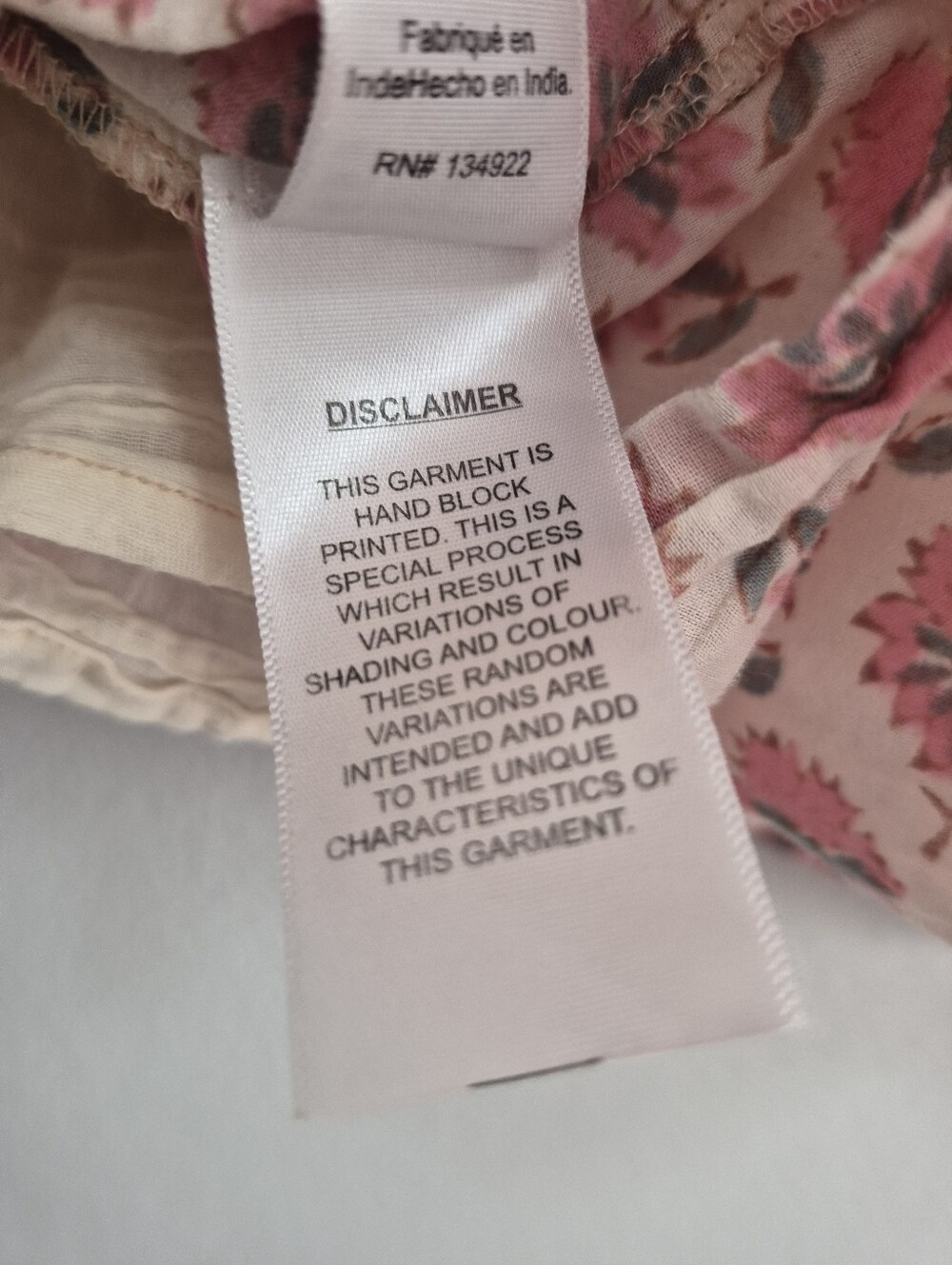 Emerson Fry Puff Isla Top Alma Organic Floral Block Print Size XS / Small - Picture 10 of 12